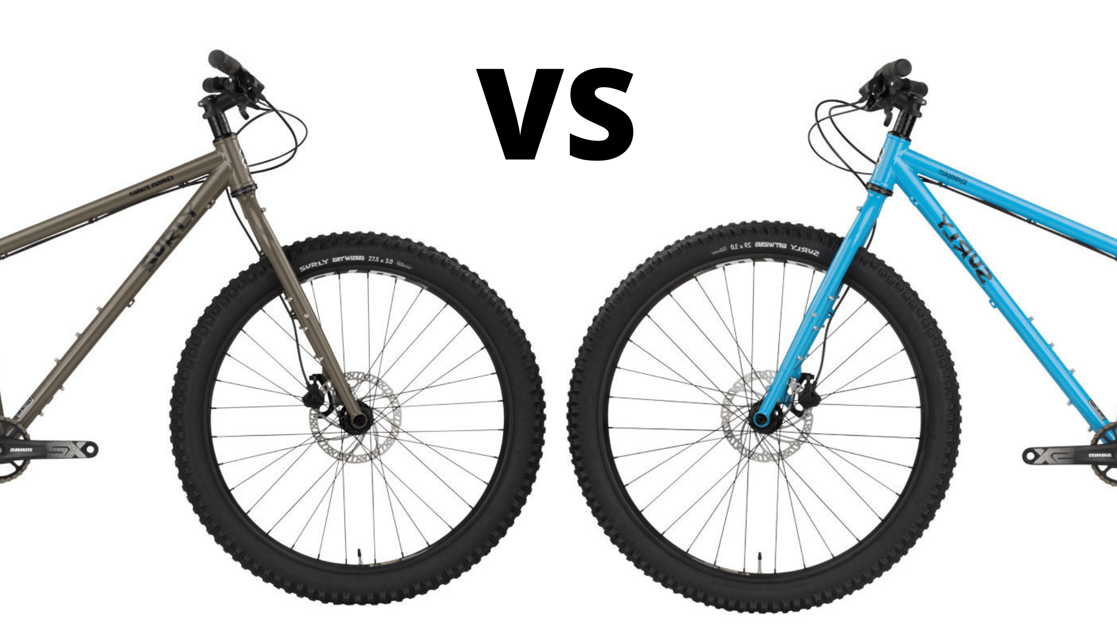 Surly Krampus vs Karate Monkey -